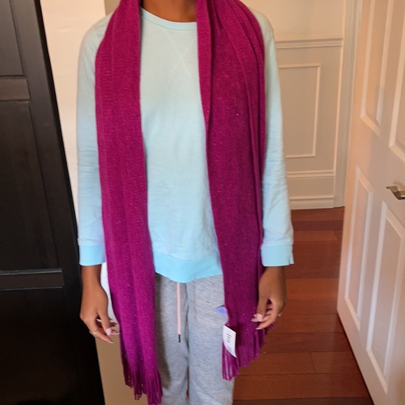 Cleo Sparkle purple scarf - Picture 2 of 2